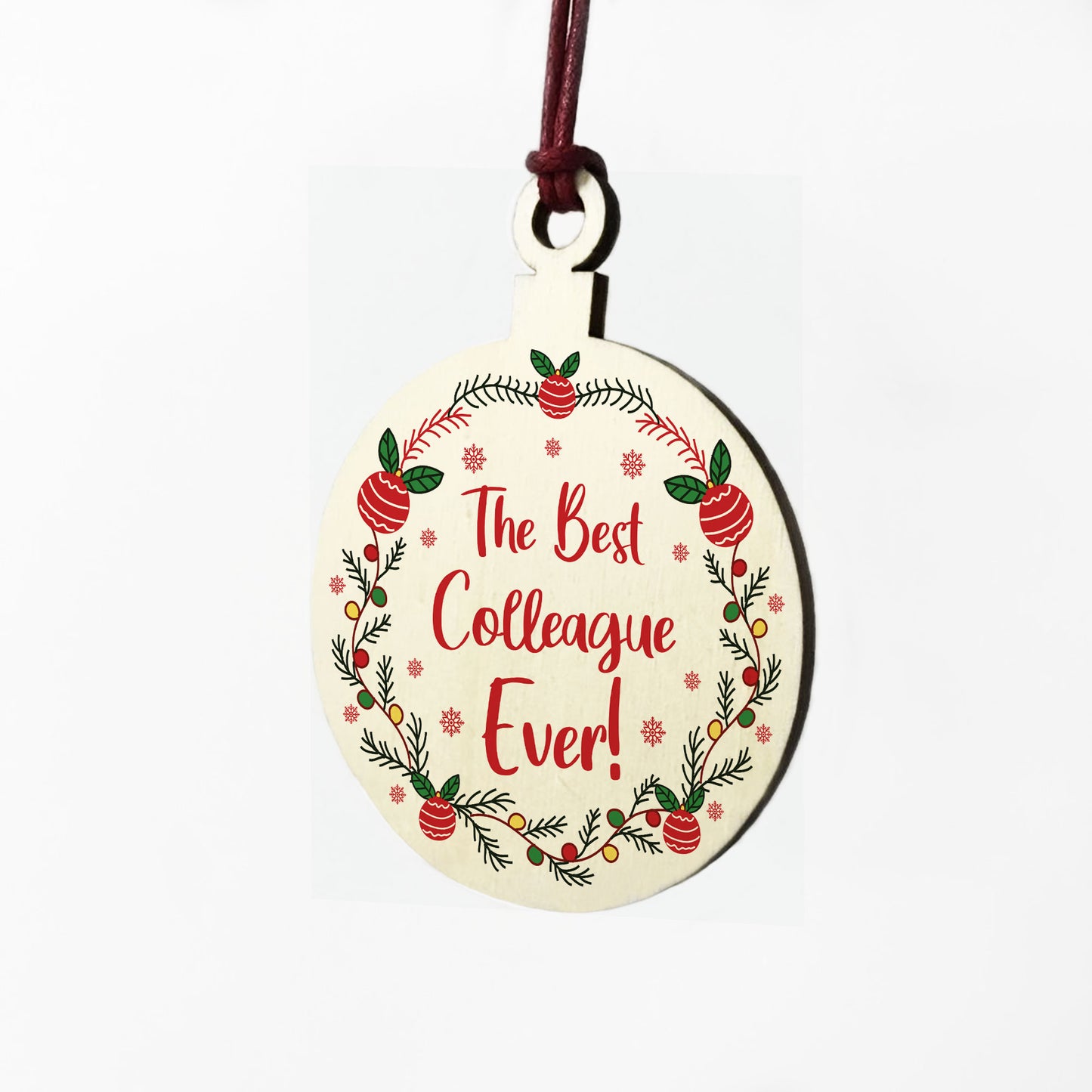 Best Colleague Christmas Bauble Tree Decor Gift For Colleague