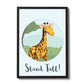 Animal Framed Nursery Prints / Giraffe Wall Art Pictures Nursery