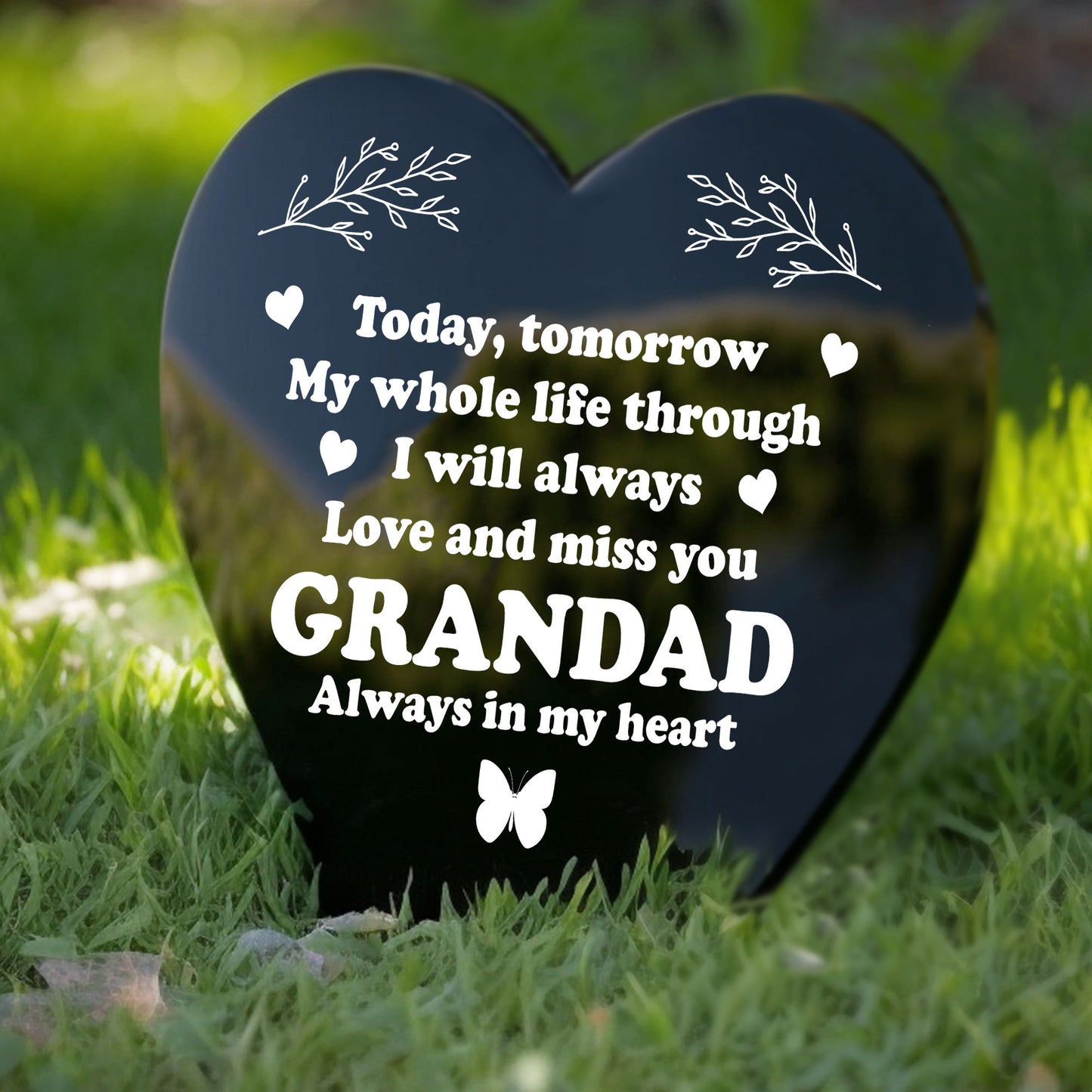 Grandad Memorial Plaque Graveside Memorial Decorations