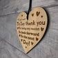 Boyfriend Girlfriend Gifts THANK YOU Engraved Heart Anniversary