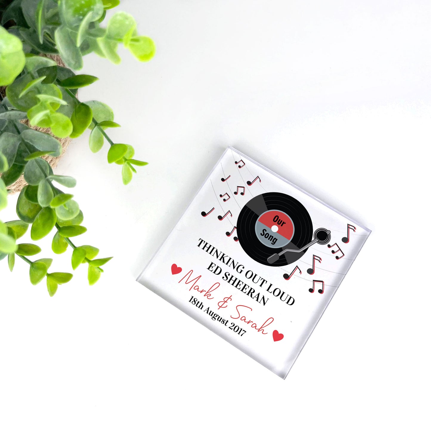 Our Song Plaque First Dance Anniversary Gift PERSONALISED