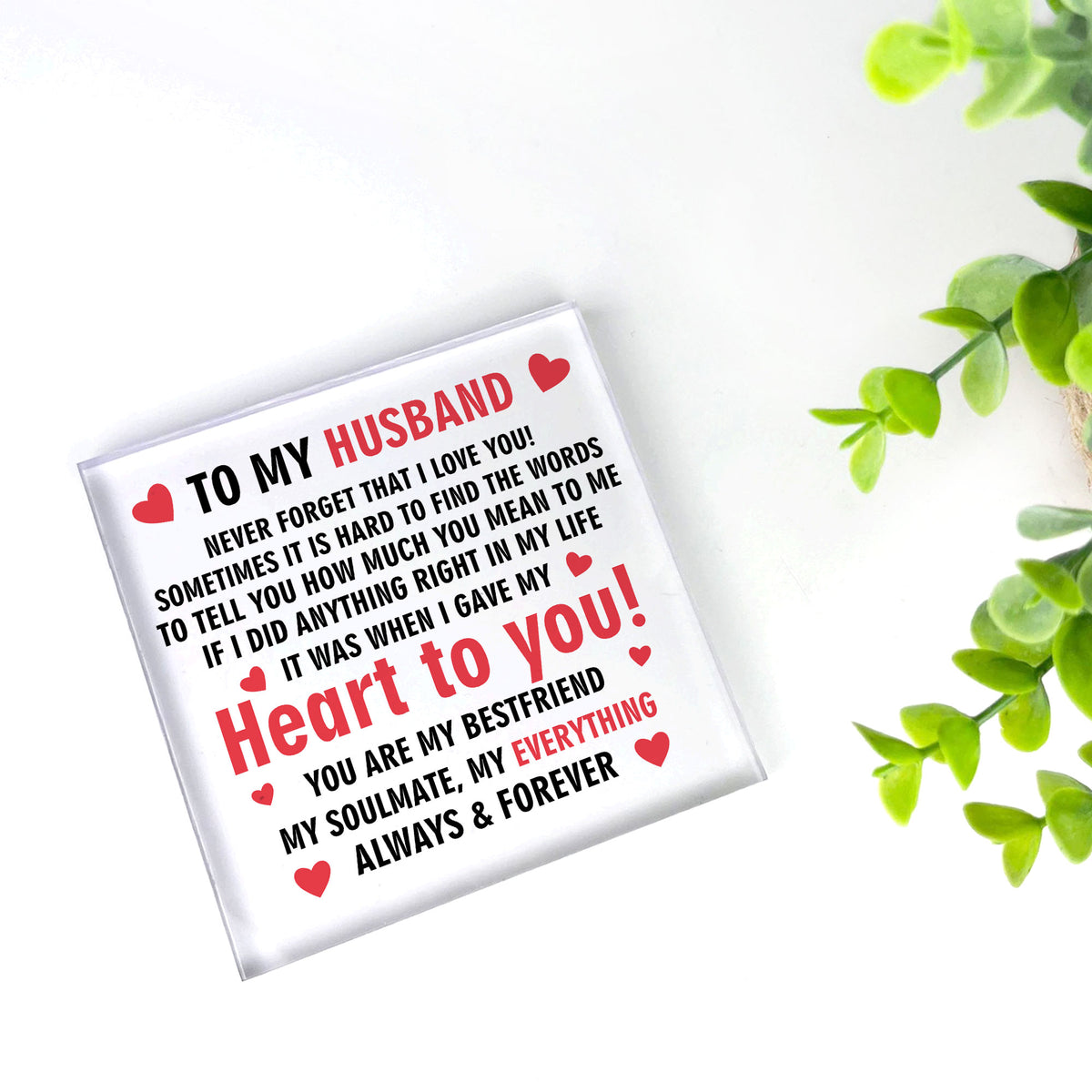 Husband Valentines Day Gift Anniversary Birthday Gift For Him