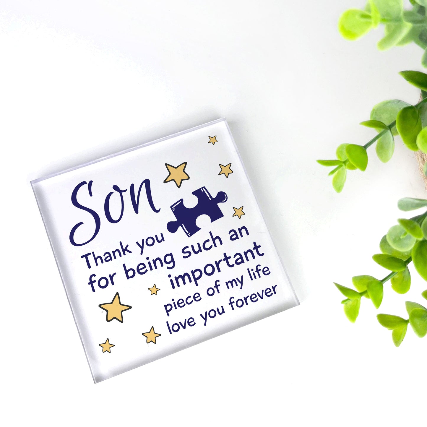Gifts for Son Acrylic Block Son Birthday Gifts Idea Christmas