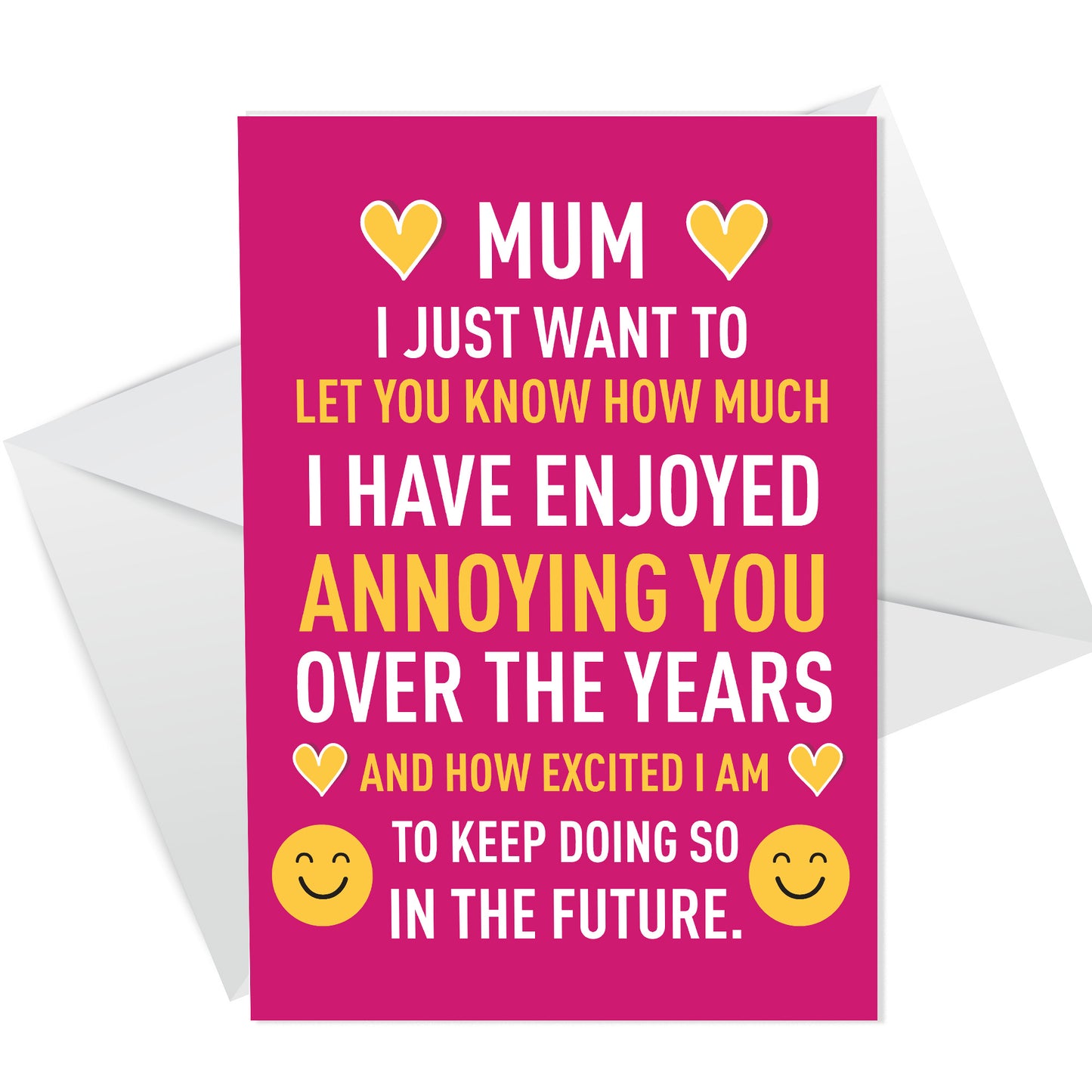 Mothers Day Funny Card And Wooden Heart Gift For Mum