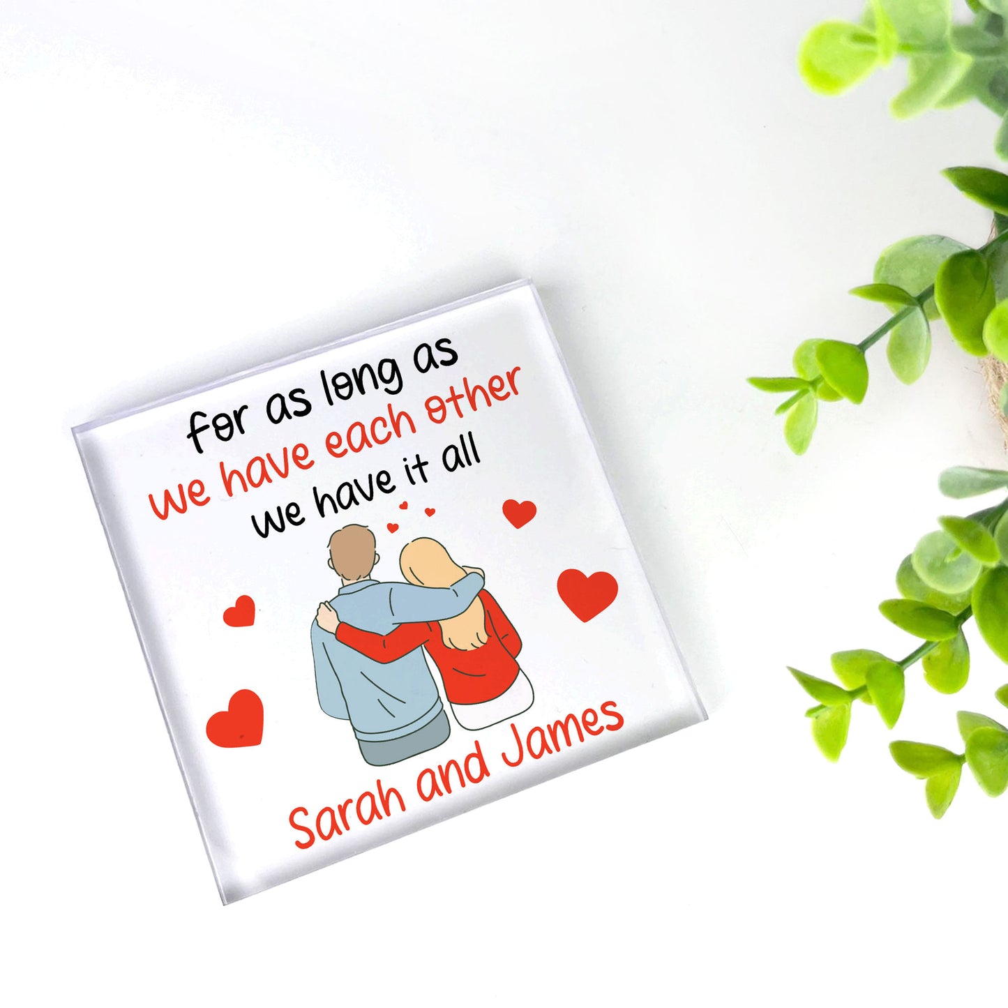Personalised Couples Gift For Boyfriend Girlfriend Husband Wife