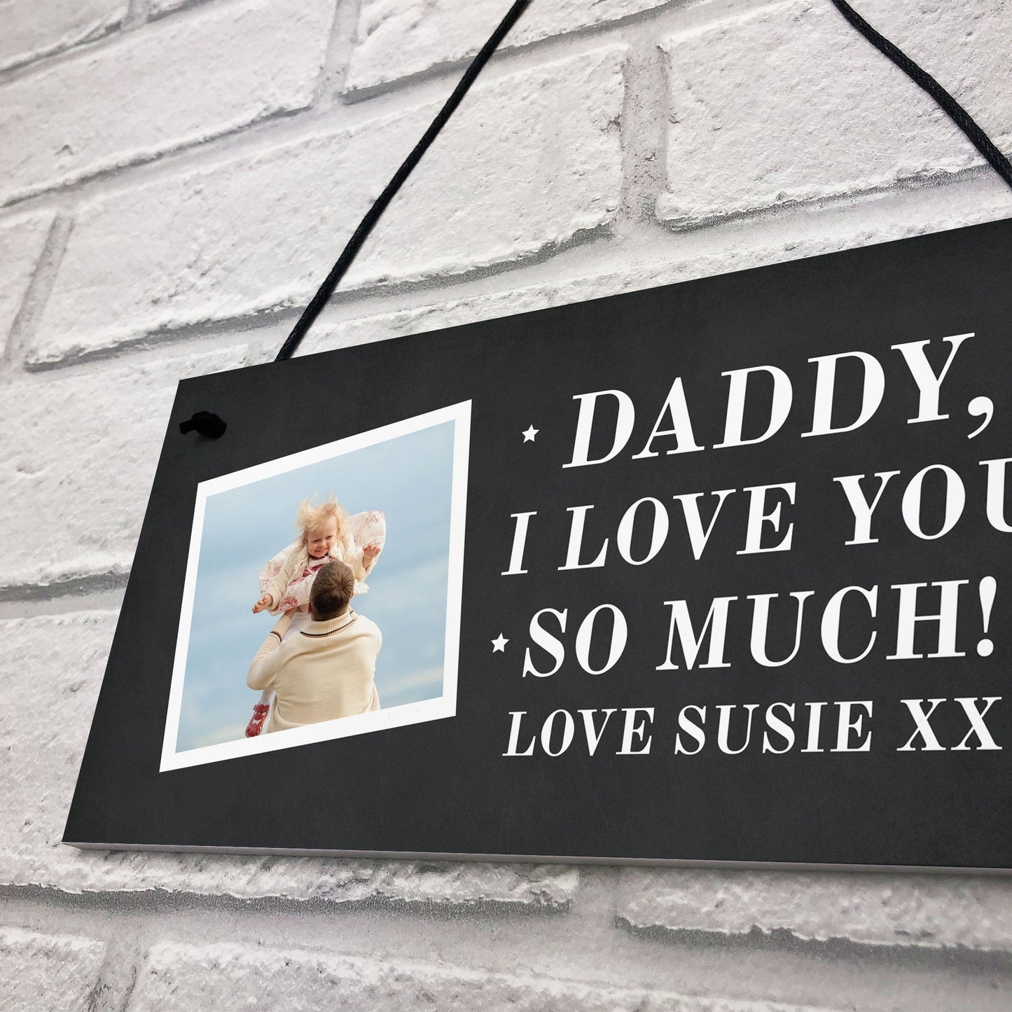 Personalised Photo Plaque Gift For Dad Personalised Fathers Day