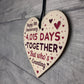 Handmade Wooden Heart Gift To Celebrate 11th Wedding Anniversary