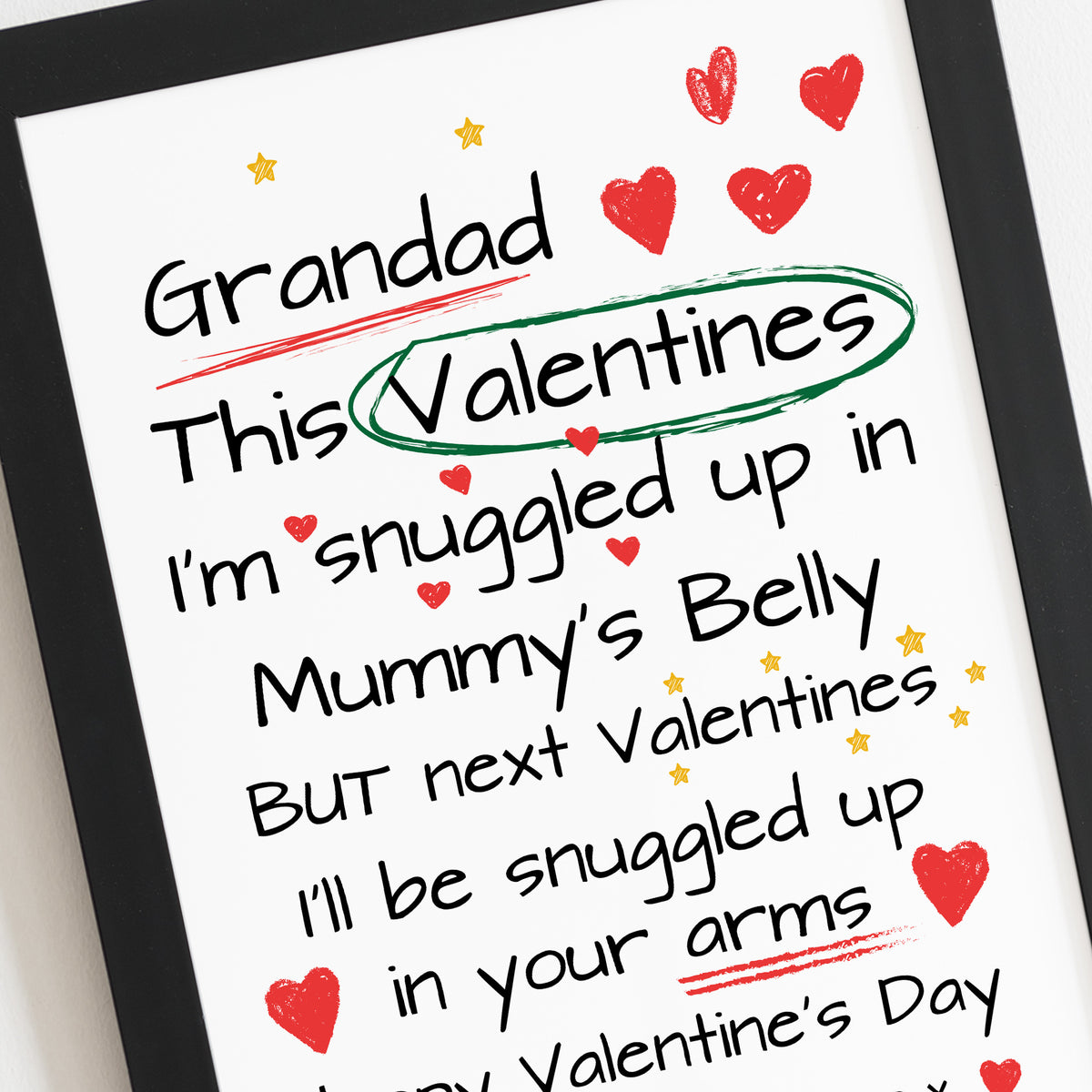 Grandad To Be Gifts For Valentines Day Gift From Bump