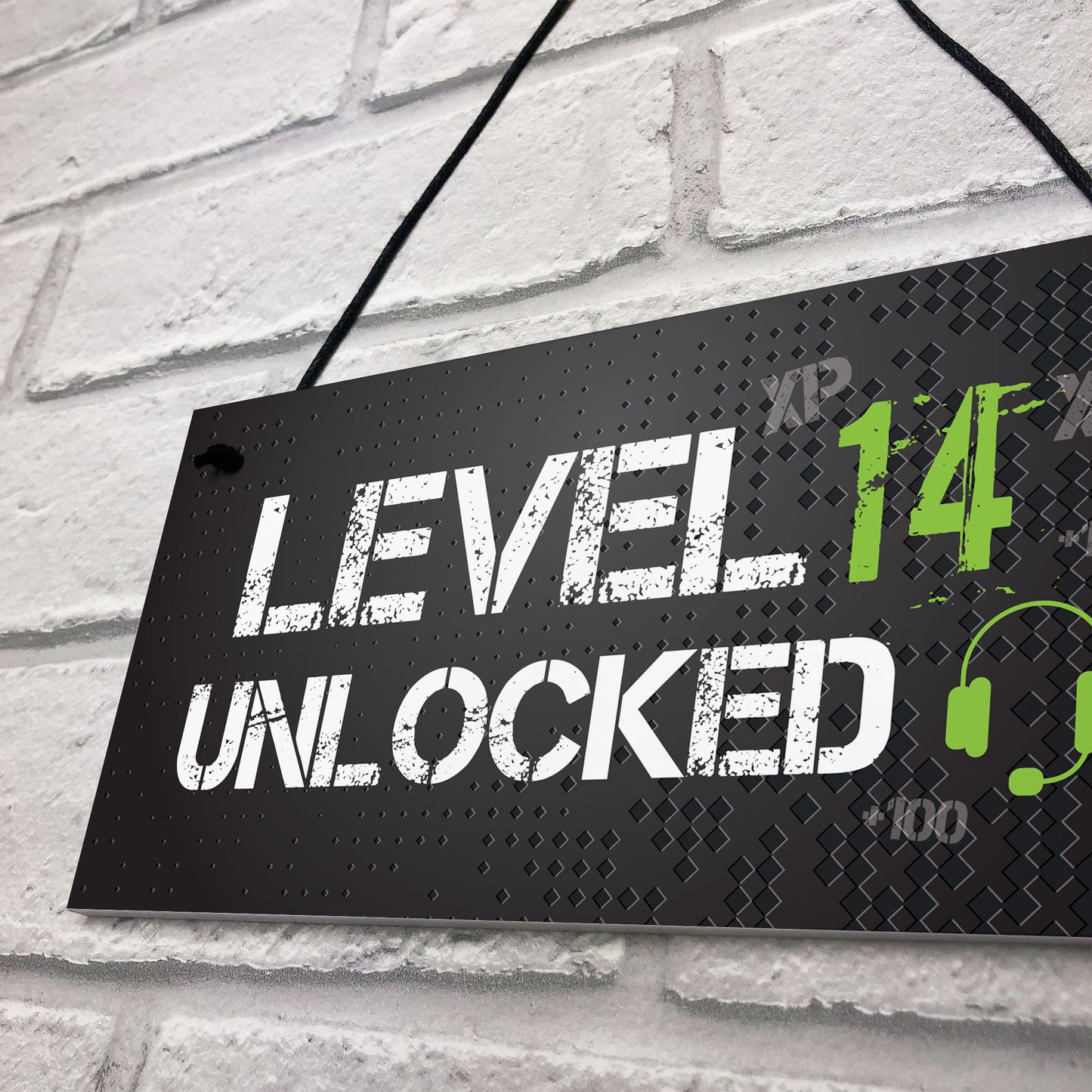 Funny 14th Birthday Gift For Son Brother Gaming Sign Gamer Gift