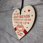 Best Friend Funny Wooden Plaque Novelty Friendship Birthday Gift