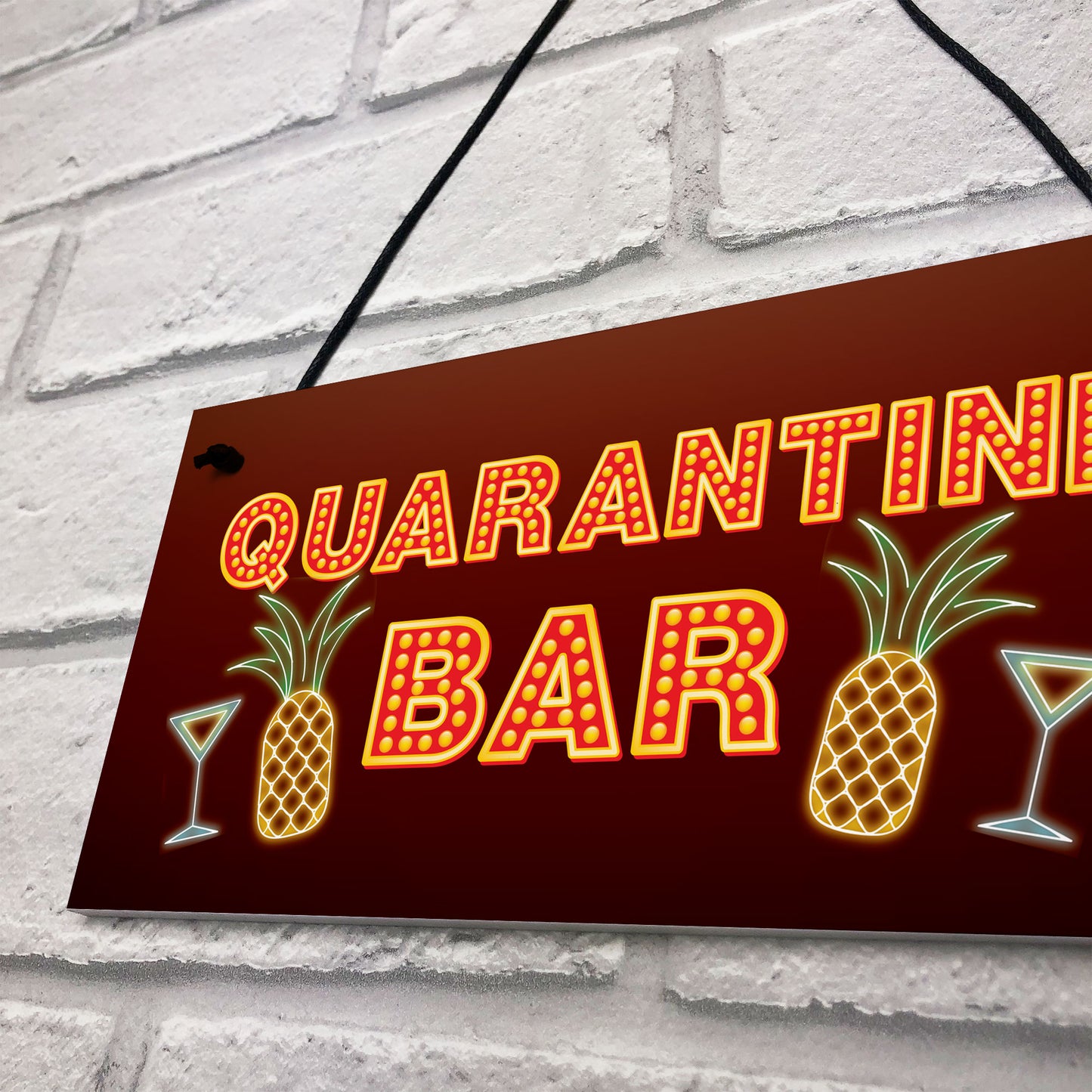 Funny Bar Signs Quarantine Corona Home Bar Decor Signs Novelty