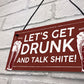 FUNNY Alcohol Sign For Your Bar Novelty Bar Pub Man Cave Plaque