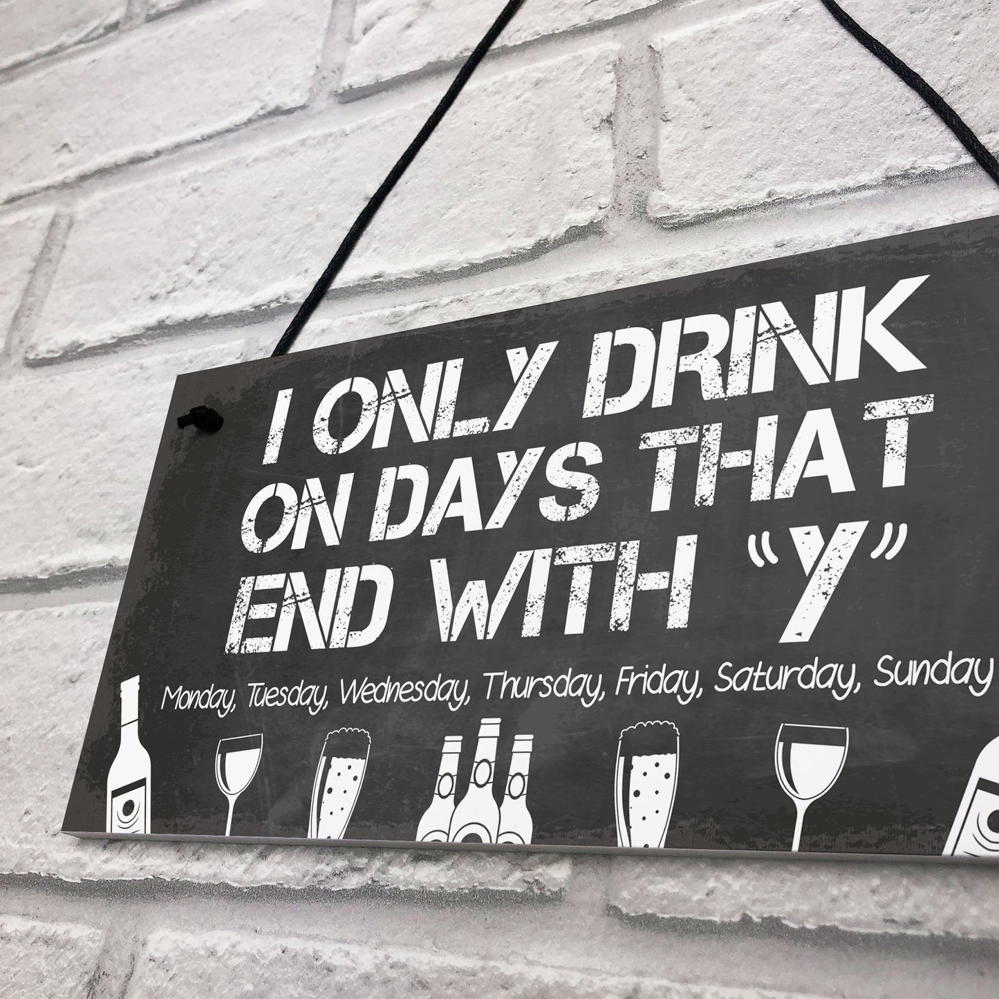 Funny Backyard Bar Sign Garden Plaque Alcohol Man Cave Beer Gin
