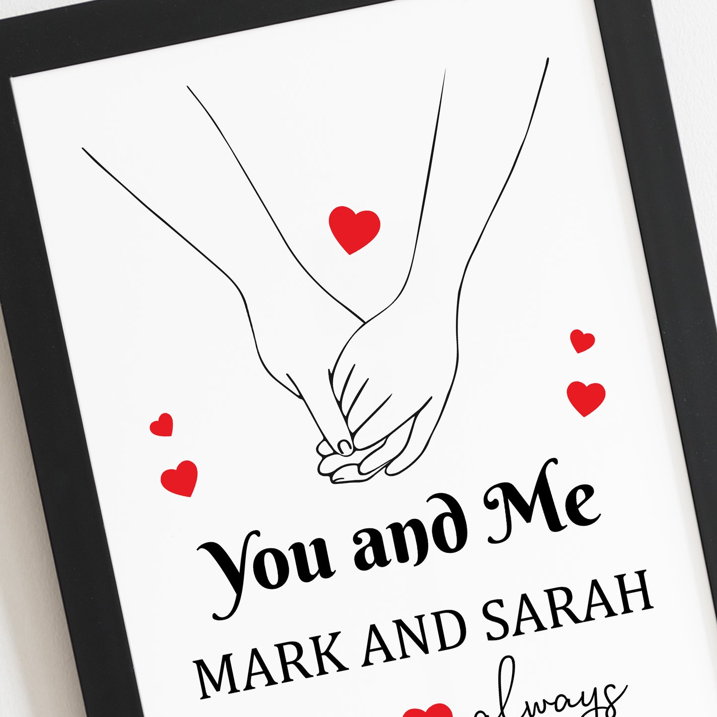 PERSONALISED Valentines Gifts For Him Her Boyfriend Girlfriend
