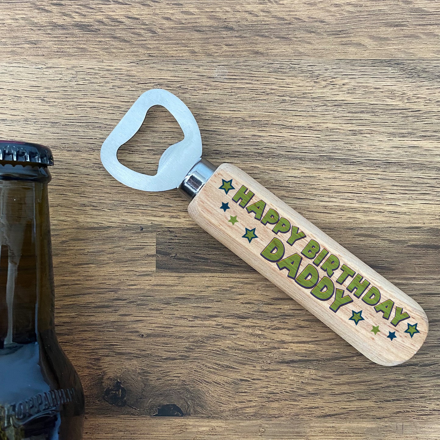 Daddy Happy Birthday Bottle Opener Birthday Present Dad Gift