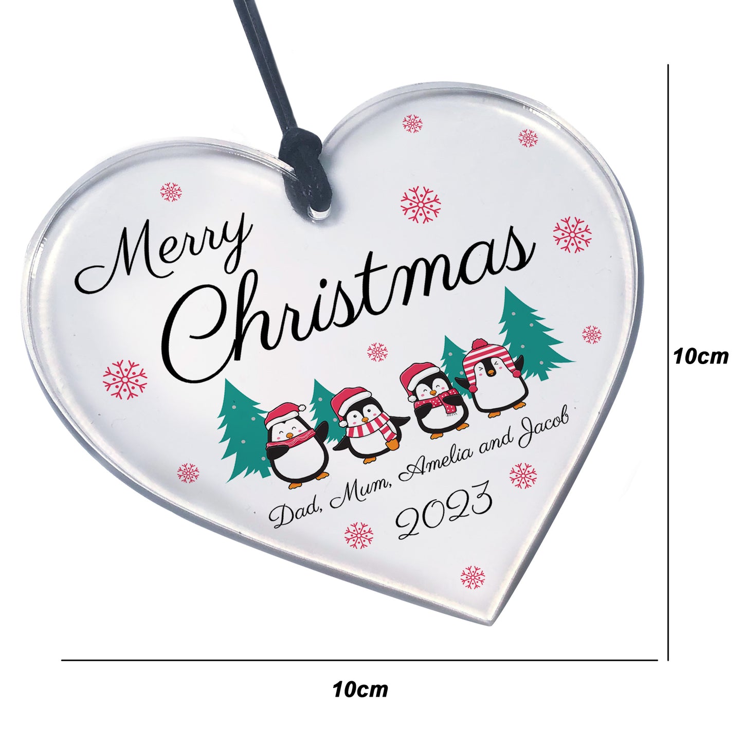 Christmas Ornament For Family Personalised Christmas Decoration