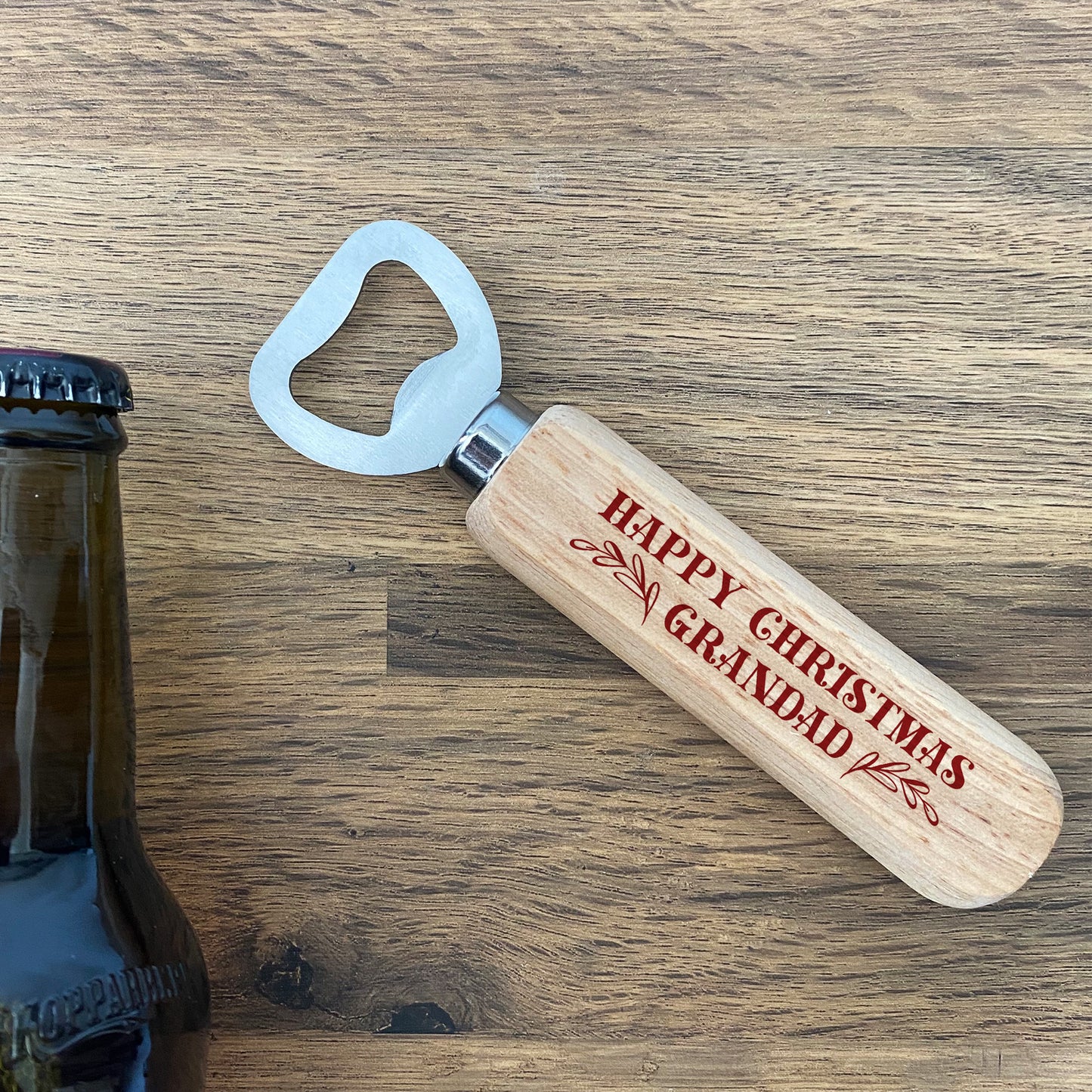 HAPPY CHRISTMAS GRANDAD Bottle Opener Christmas Gift