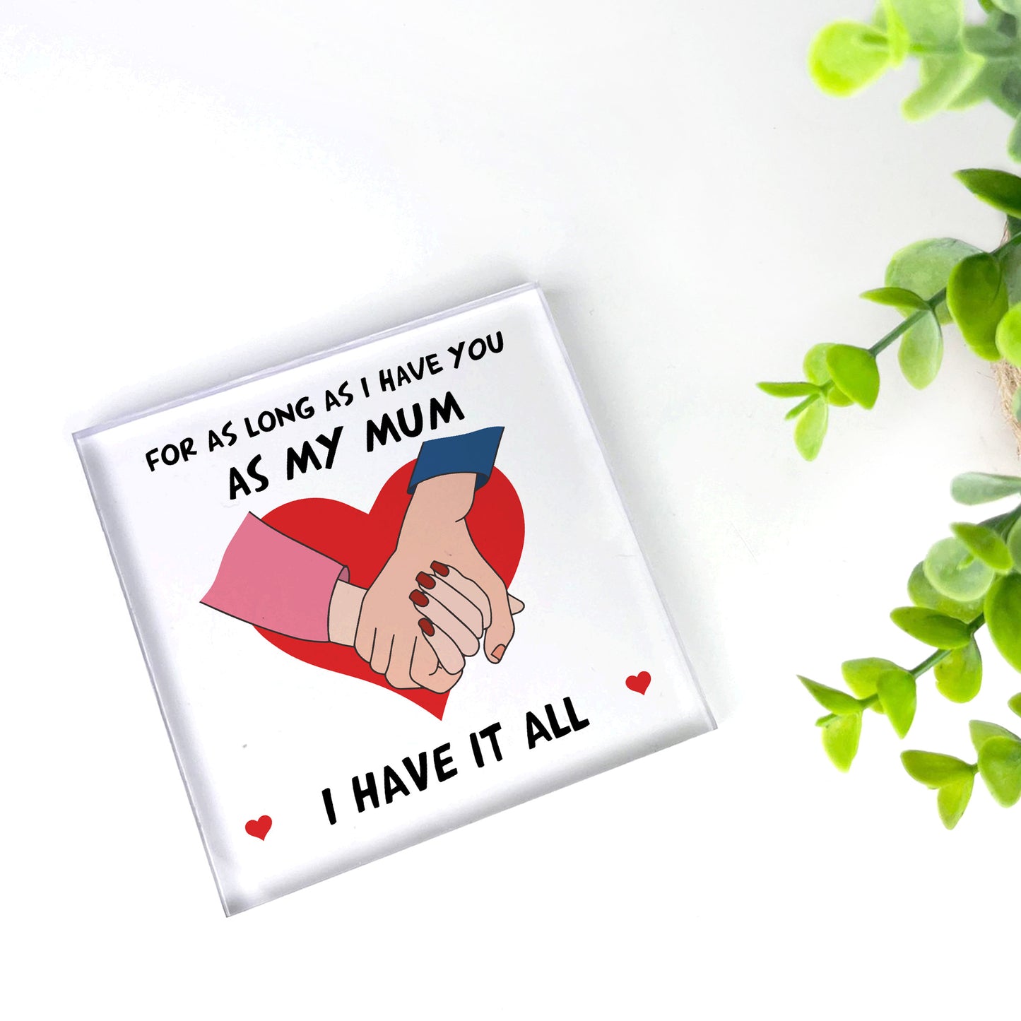 Special Mothers Day Gift For Mum Acrylic Block Birthday Gifts