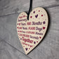 Anniversary Wooden Heart To Celebrate 40th Wedding Anniversary