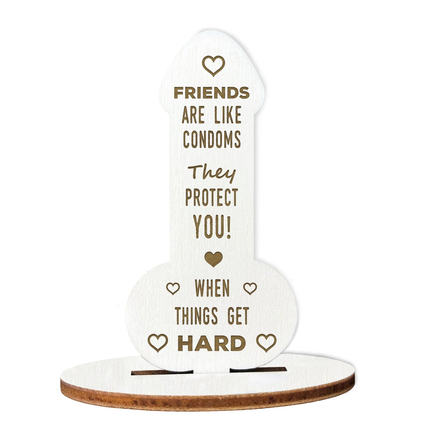Funny Rude Friendship Plaque Novelty Birthday Gift For Friend