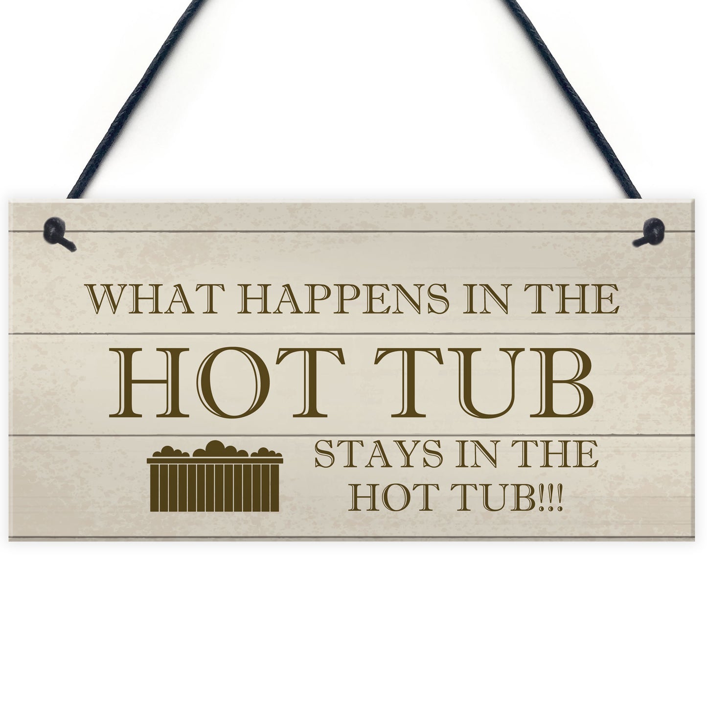 Funny Hot Tub Sign 3 Pack Of Hanging Plaques Hot Tub Accessories