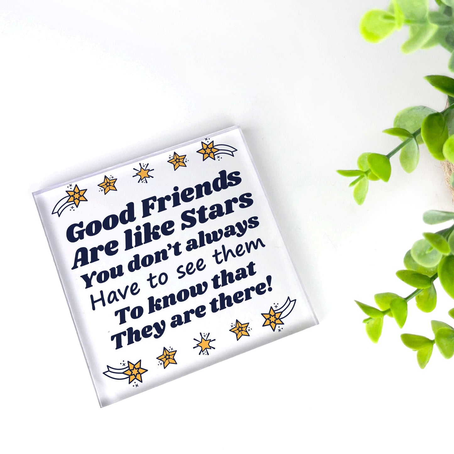 Best Friend Friendship Plaque Gift For Friend Christmas Birthday