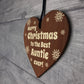 Auntie Gifts From Niece Nephew, Novelty Christmas Wooden Bauble