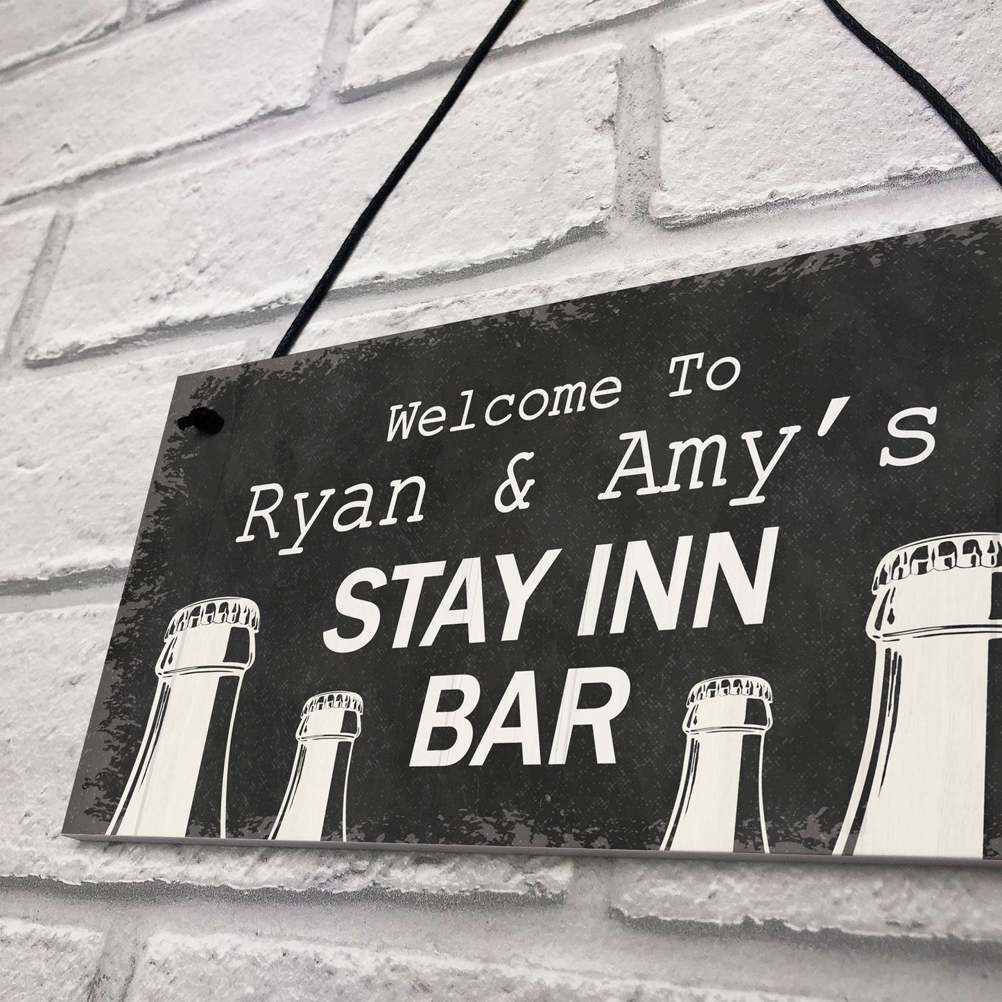 PERSONALISED Home Bar Gifts Novelty Quarantine Gifts Bar Plaques
