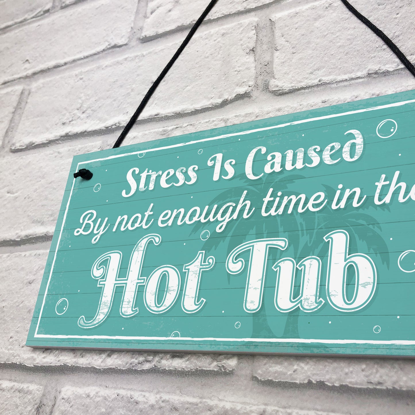 Novelty Hot Tub Welcome Plaque Garden Sign Home Door Wall Gift