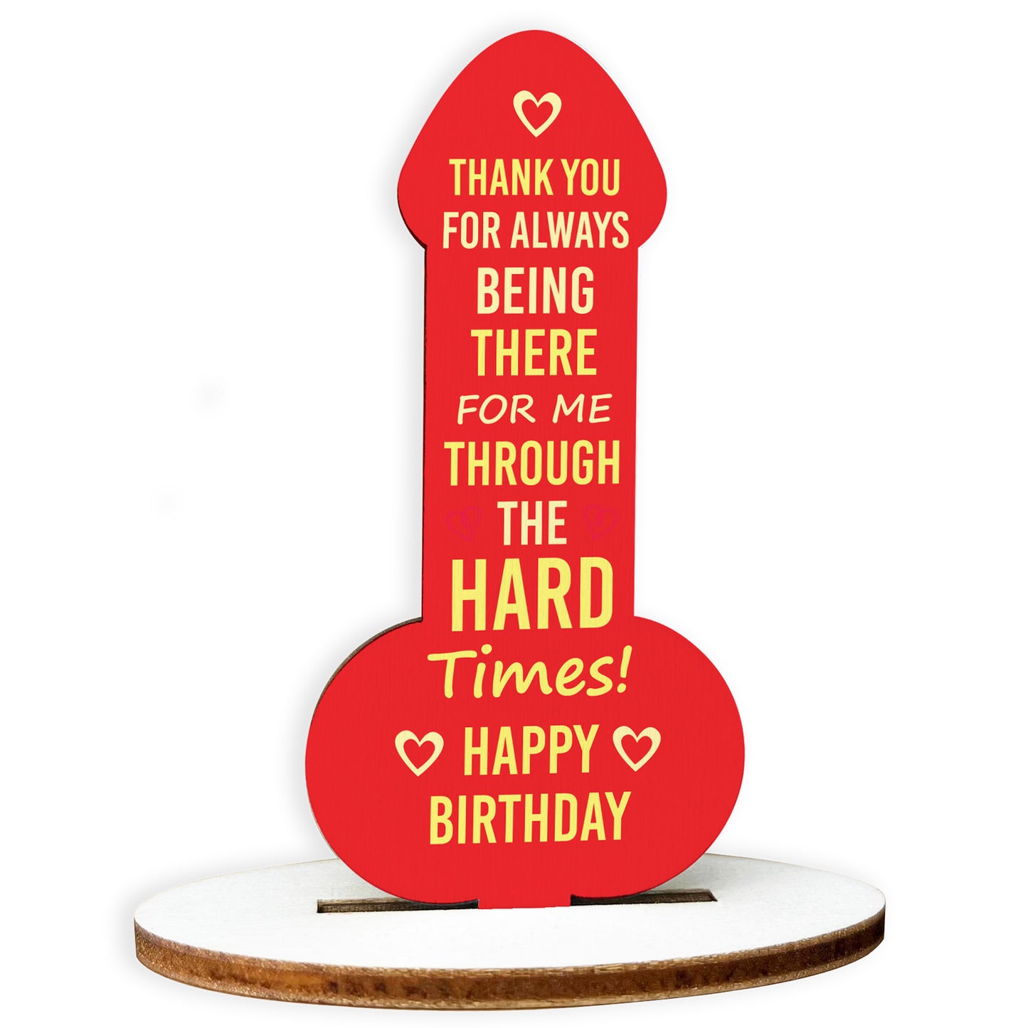 Funny Birthday Gift For Men Women Wood Plaque Husband Boyfriend
