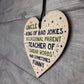 Funny Gift For Uncle Birthday Christmas Present Wood Heart