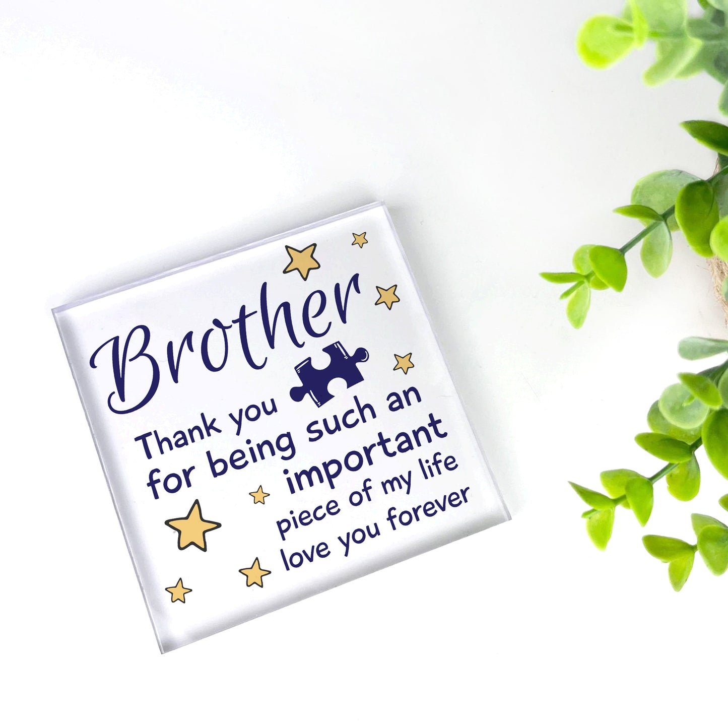 Gifts for Brother Acrylic Block Birthday Gifts Idea Christmas