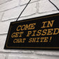 Funny Rude Bar Signs Plaques For Home Bar Man Cave Novelty