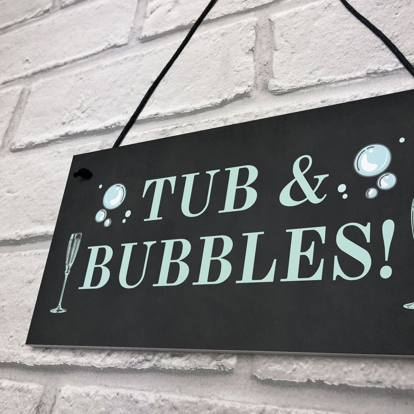 Novelty Hanging Hot Tub Lazy Spa Signs Home Decor Garden Signs