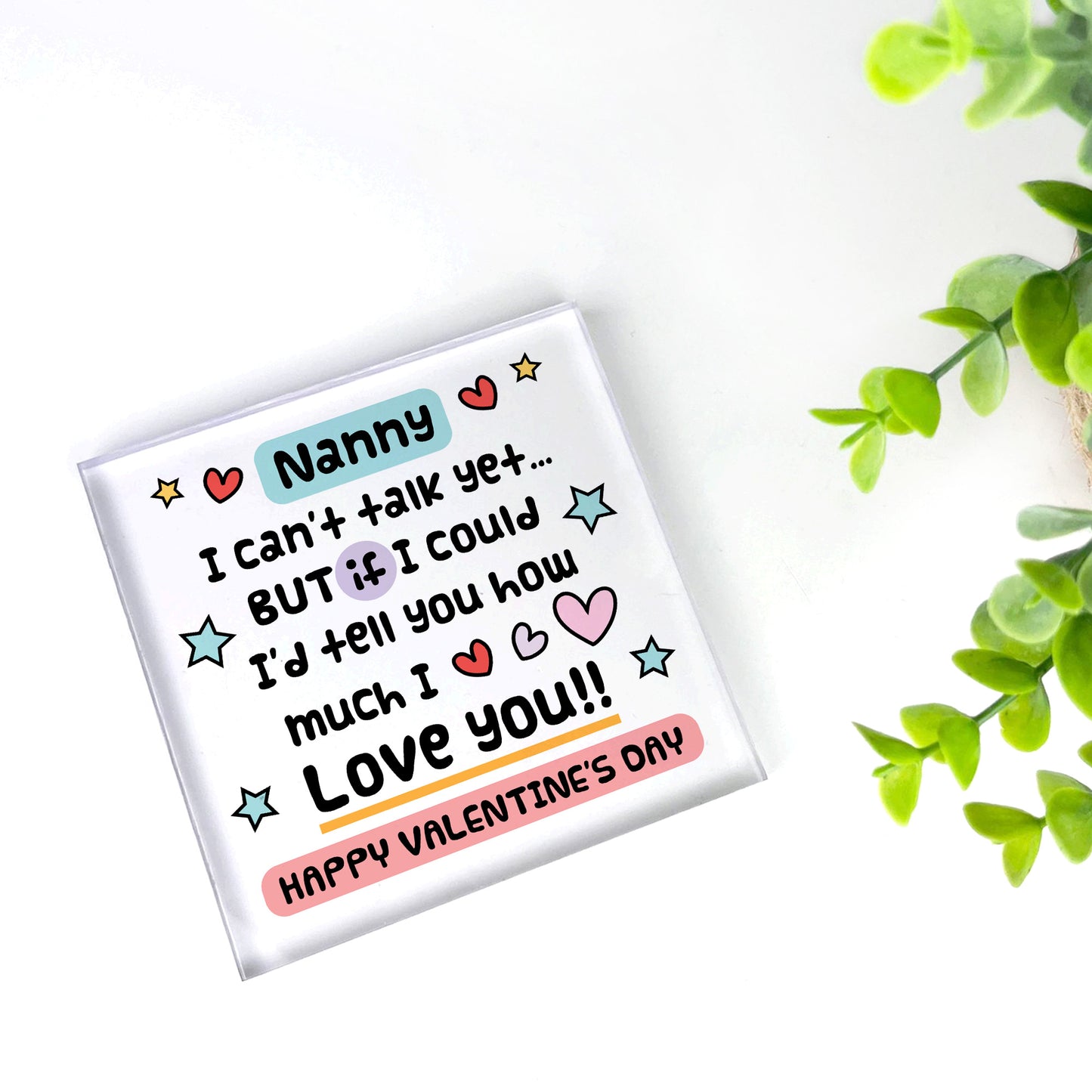 Happy Valentines Gift For Nanny Valentines Gift For Nanny Gift