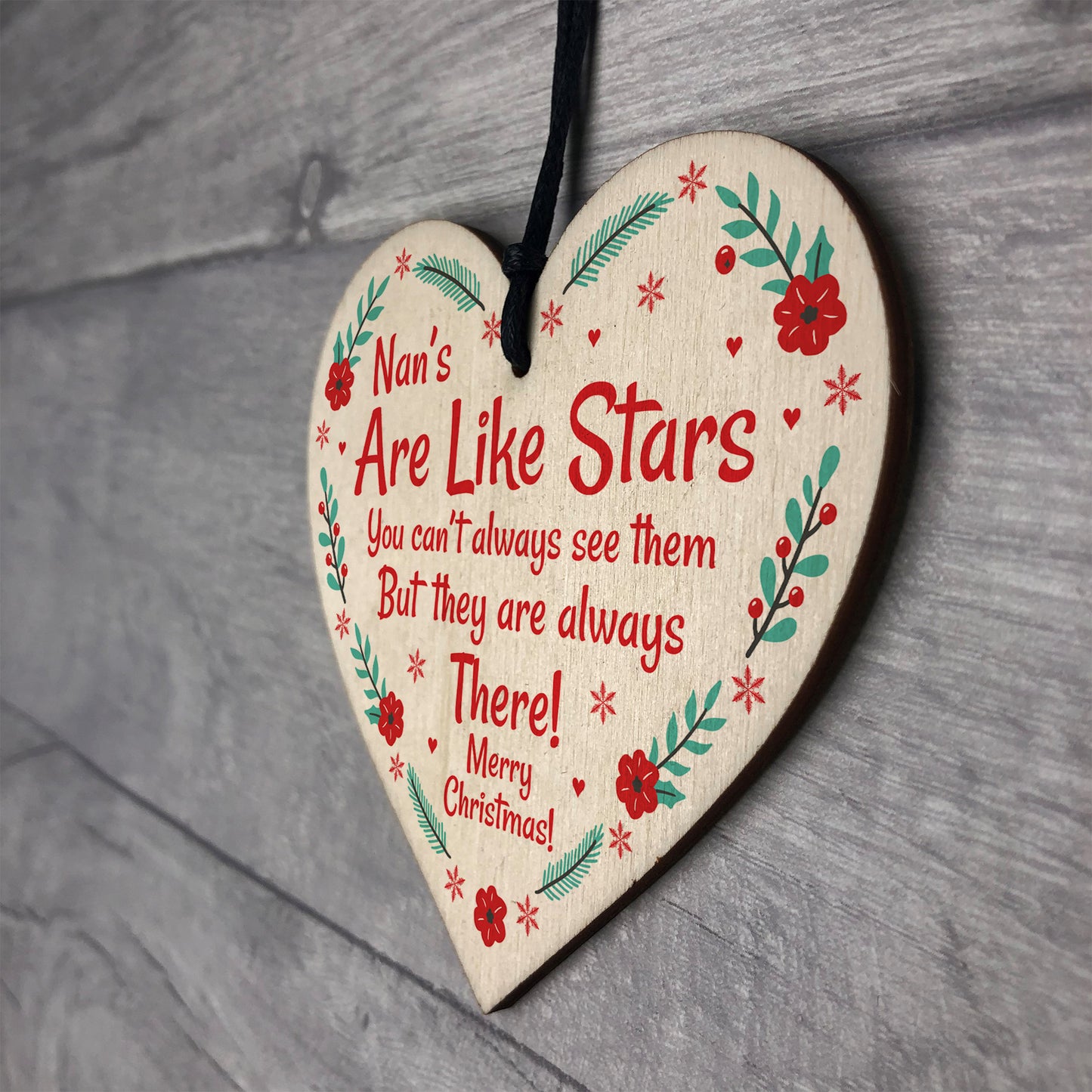 Christmas Gift For Nan Novelty Tree Decoration Bauble Gifts
