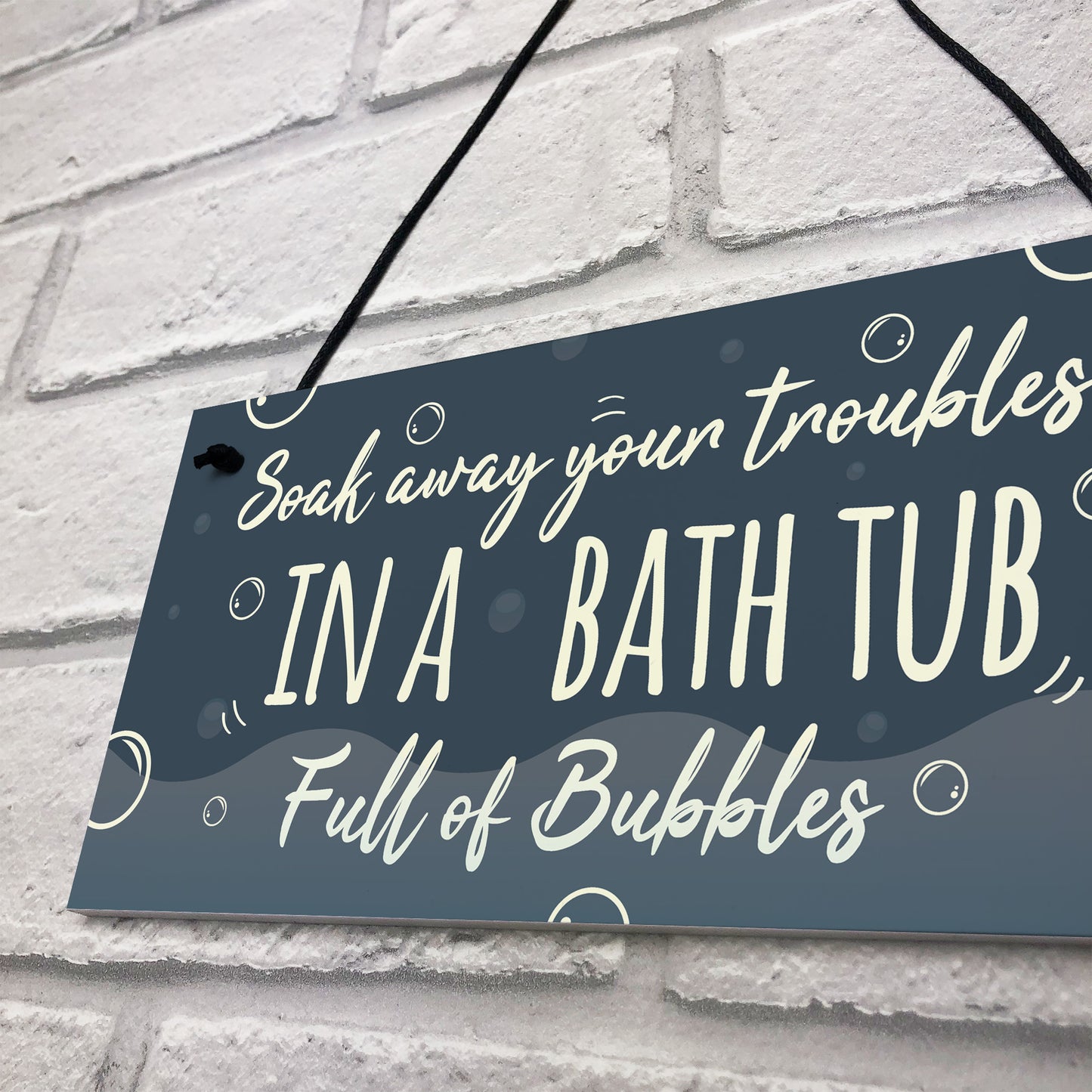 Bath Tub Bathroom Decor Toilet Door Sign Nautical Wall Sign