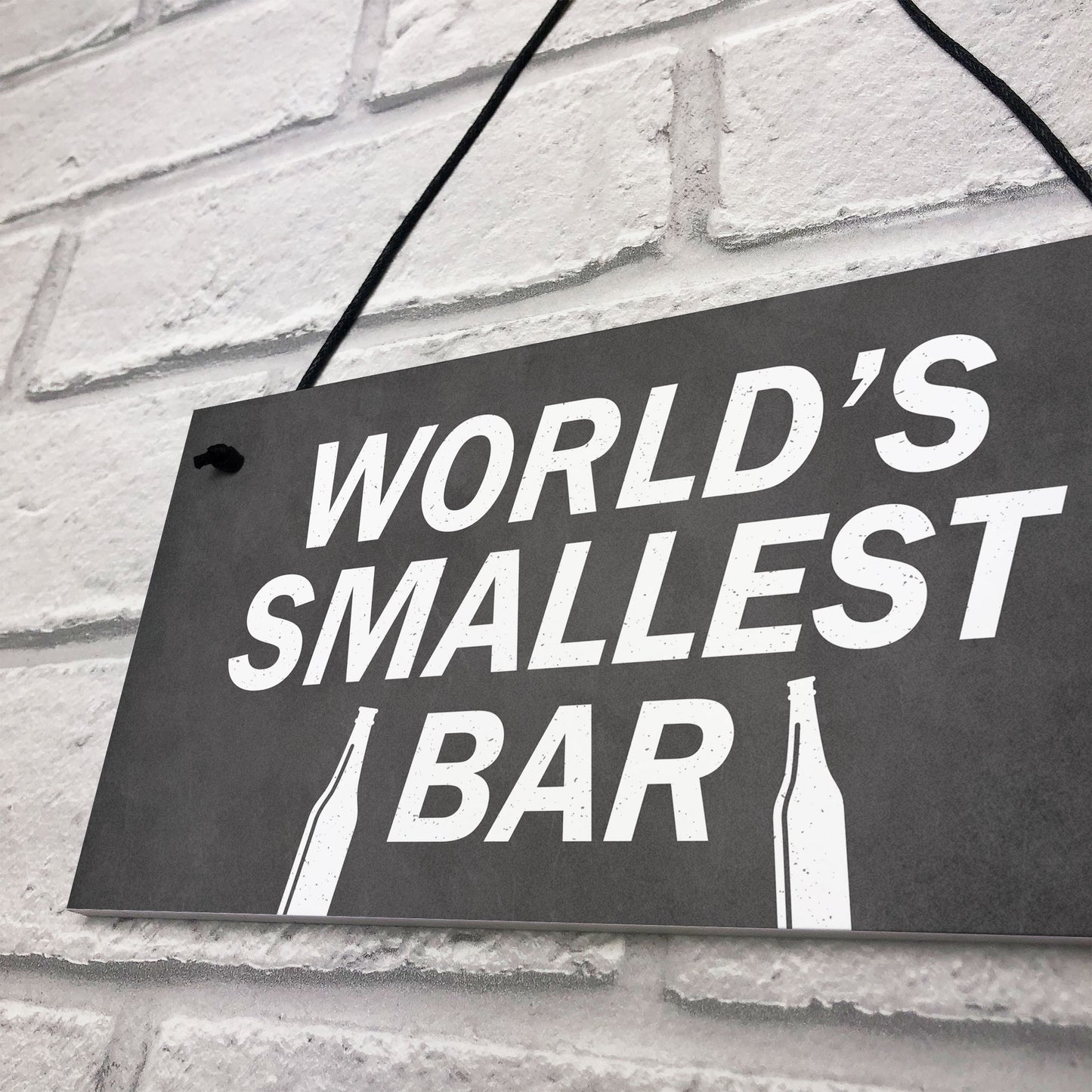 Worlds Smallest Bar Novelty Home Garden Bar Pub Sign