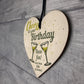 Cheers Birthday Friendship Friend Gift Alcohol Novelty Sign