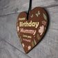 Birthday Gifts For Mummy Wooden Hanging Heart Mummy Gifts