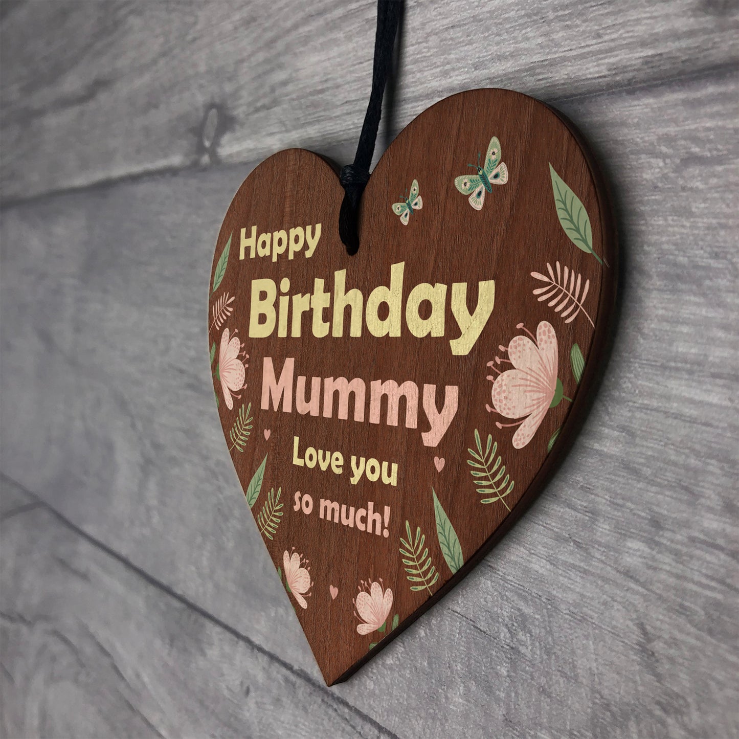 Birthday Gifts For Mummy Wooden Hanging Heart Mummy Gifts