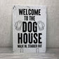 Bar Signs For Home Bar THE DOG HOUSE Sign Shabby Chic Man Cave