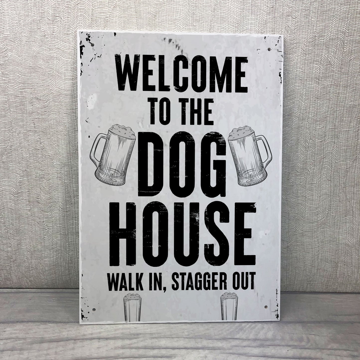 Bar Signs For Home Bar THE DOG HOUSE Sign Shabby Chic Man Cave