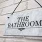 Bathroom Decor Marble Theme Hanging Bathroom Toilet Decor