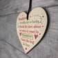 Handmade Gift For Daughter Wooden Heart Chic Birthday Plaque