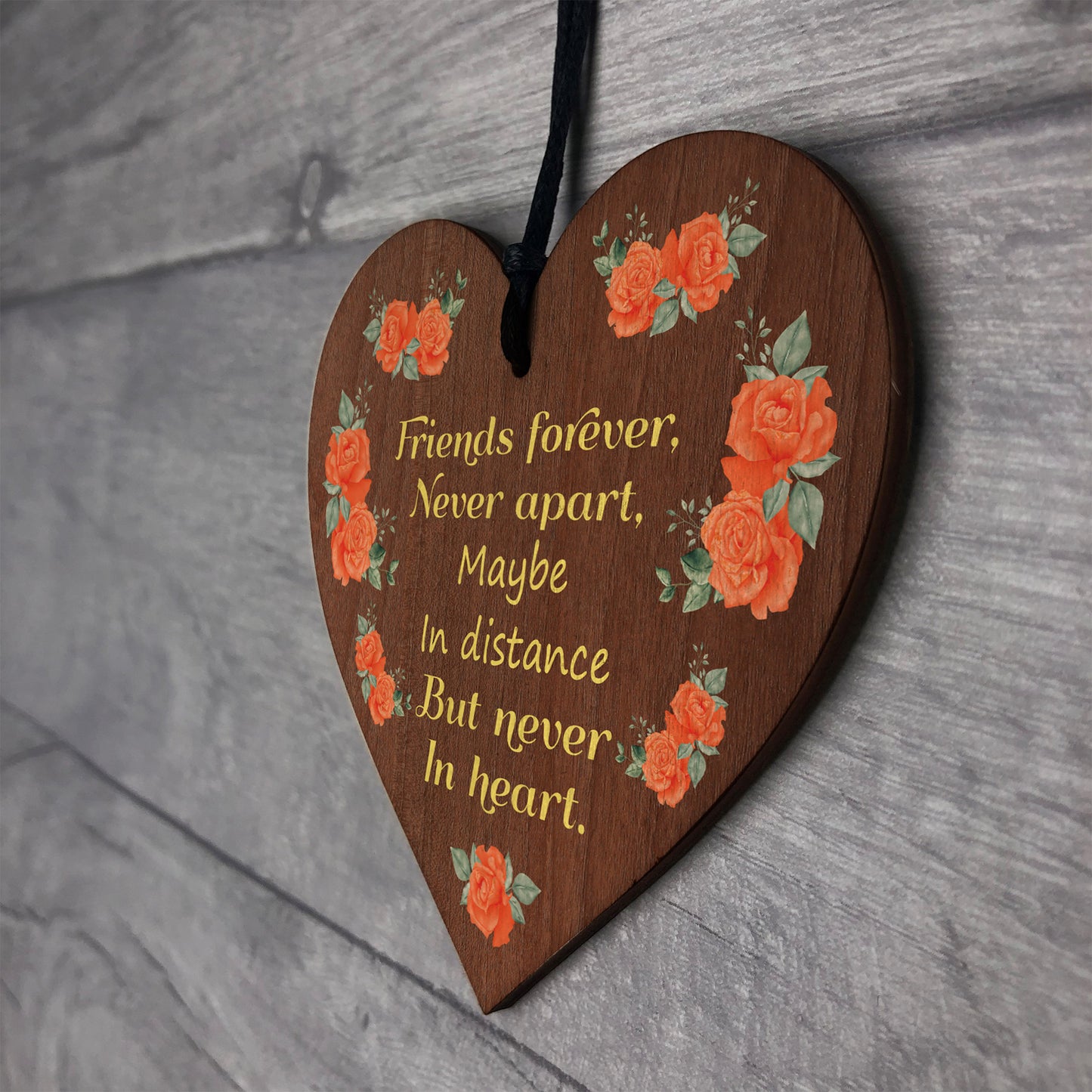 Friendship Gift In Distance Hanging Heart Birthday Thank You
