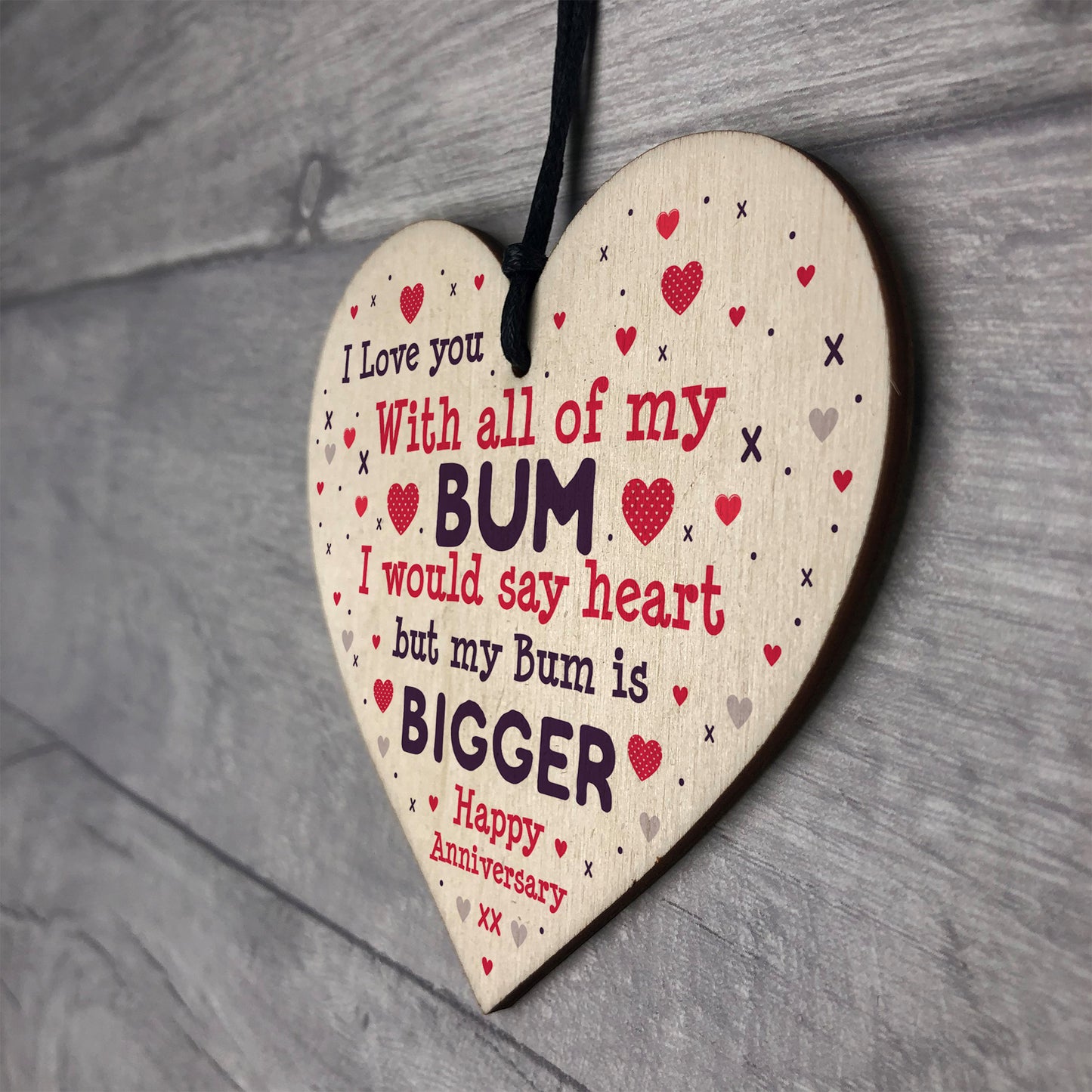 Funny Anniversary Birthday Gift For Husband Wife Boyfriend Heart