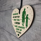 Novelty Gift For Grandad Birthday Christmas Heart Thank You Gift