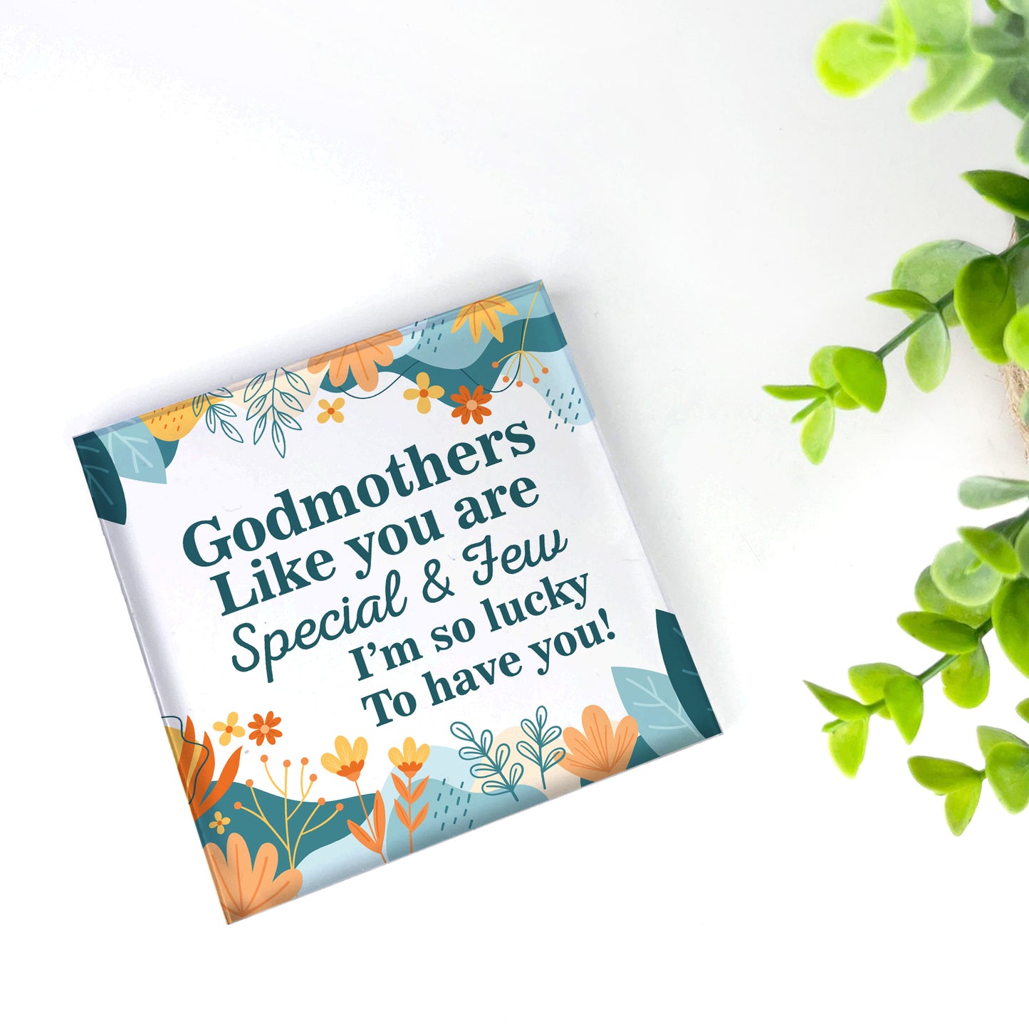 Godmother Gifts GODMOTHER PLAQUE Birthday Christmas Gift