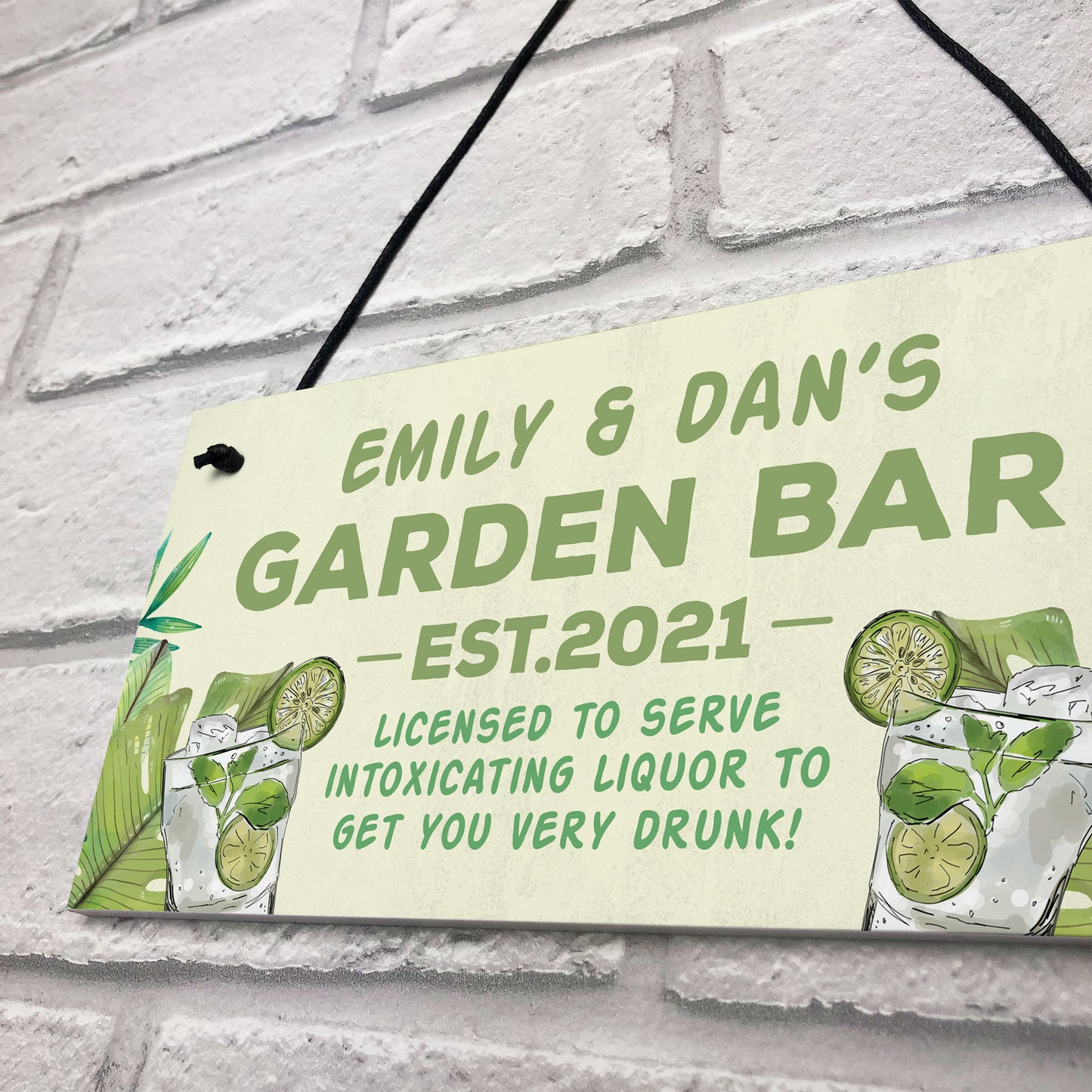 Bar Signs For Home Bar Personalised Garden Sign Any Name Funny